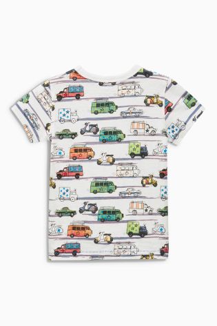 Multi Car Print T-Shirt (3mths-6yrs)